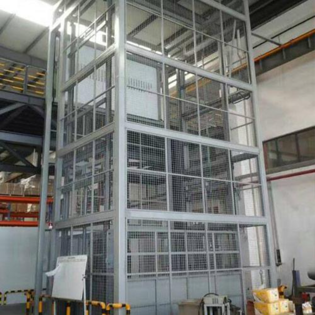 姜堰导轨式升降平台货梯
